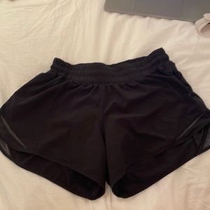 Black lululemon shorts (size 6 tall. 4”)